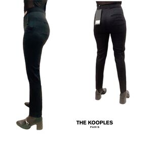NEW The Kooples Stretch Smocking Pants in black